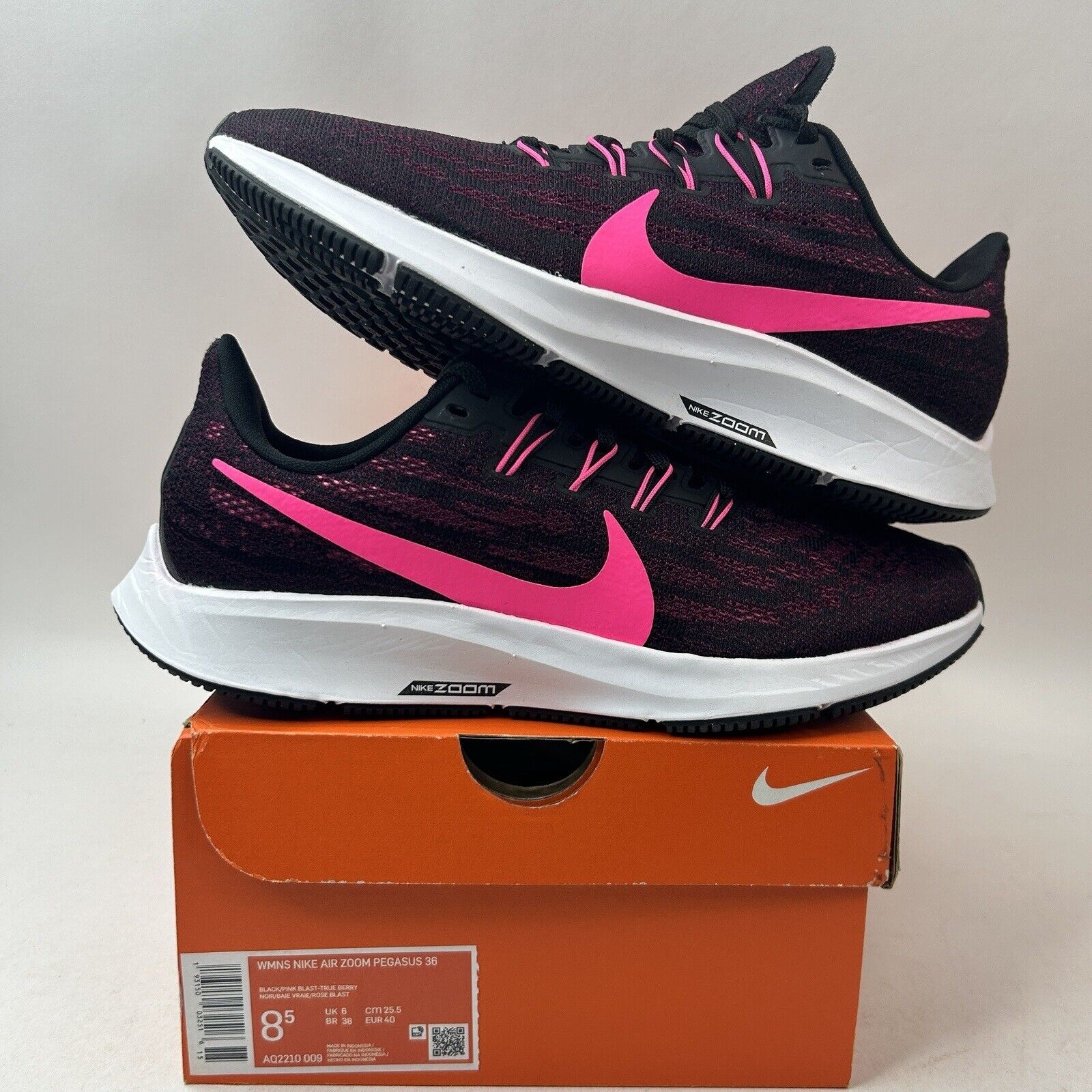 Nike Shoes Air Zoom Pegasus 36 Wmns “Pink Blast/True Berry" 2024